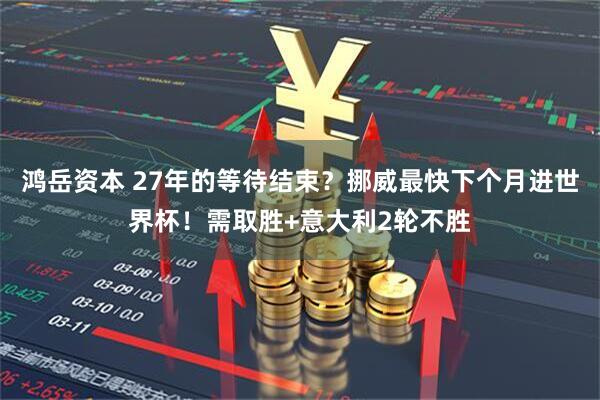 鸿岳资本 27年的等待结束？挪威最快下个月进世界杯！需取胜+意大利2轮不胜
