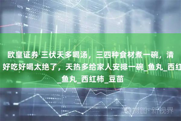 欧皇证券 三伏天多喝汤,三四种食材煮一碗,清香爽口、好吃好喝太绝了,天热多给家人安排一碗_鱼丸_西红柿_豆苗