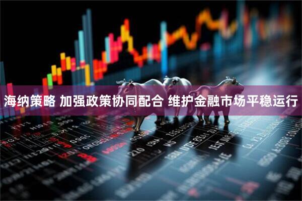 海纳策略 加强政策协同配合 维护金融市场平稳运行